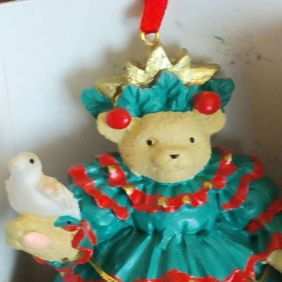 Vintage @1992 Muffy Vanderbear Collection Muffy Little Fir Tree Ornament New - Picture 5 of 12